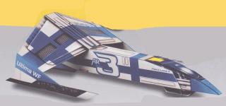 Papierový model Astro Racer 03 - Ultima WF (Astro Racer 03 - Ultima WF)