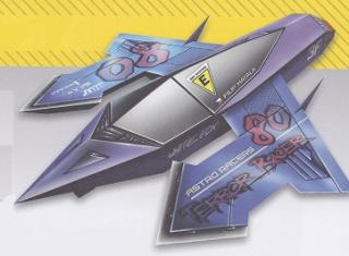 Papierový model Astro Racer 80 - Terror Racer (Astro Racer 80 - Terror Racer)