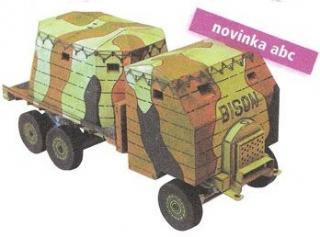 Papierový model Betónové obrnené vozidlo Bison (Betonové obrněné vozidlo Bison)
