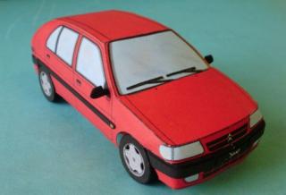 Papierový model Citroen Saxo