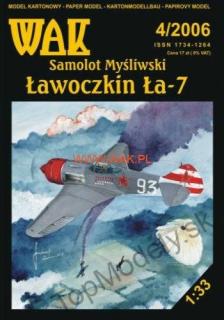 Papierový model - Lavočkin La-7 (Ławoczkin Ła-7)