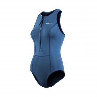 Dámsky plavecký oblek Yulex® bez rukávov - Navy Veľkosť: L