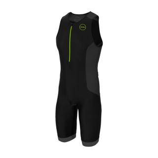 Men's Aquaflo Plus Trisuit - BLACK/GREY/NEON GREEN Veľkosť: S