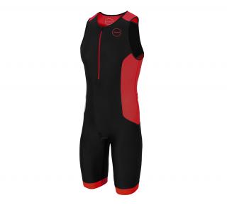 Men's Aquaflo Plus Trisuit - BLACK/GREY/RED Veľkosť: M
