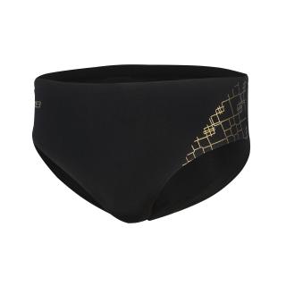 Pánske plavecké plavky - MF-X Briefs - BLACK/GREY/GOLD Veľkosť: 28