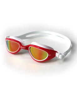 Plavecké okuliare Attack - POLARIZED - RED/WHITE Veľkosť: jedna veľkosť