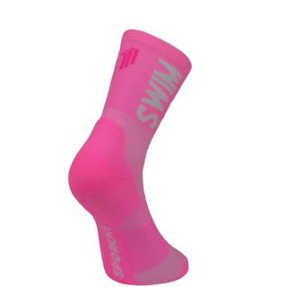 Športové ponožky Swim Bike Run ružové Veľkosť: L (44-46)
