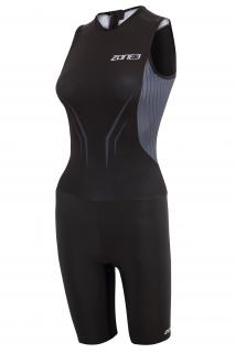 WOMEN'S AEROFORCE-X SLEEVELESS TRISUIT - Black/Grey Veľkosť: M