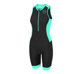 Women's Aquaflo Plus Trisuit - BLACK/GREY/MINT Veľkosť: M
