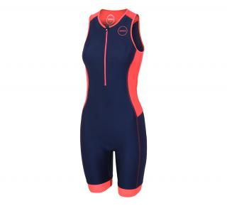 Women's Aquaflo Plus Trisuit - NAVY/CORAL Veľkosť: M