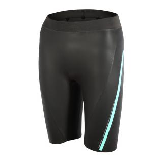 WOMEN'S BUOYANCY SHORTS - THE ORIGINALS : 5/3MM - Black/Mint Veľkosť: L