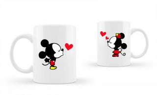 Hrnčeky s potlačou - Valentín ( Mickey and Minnie )