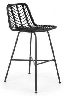Barová stolička H-97, čierna