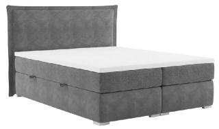 Boxspring MEGAN 160, látka TATUM 282 sivá