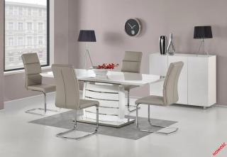 Jedálenský stôl ONYX rozkladací biela