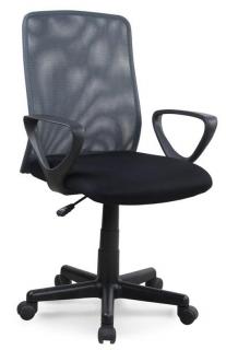 Kancelárska stolička ALEX, látka čierna/sieťovina sivá