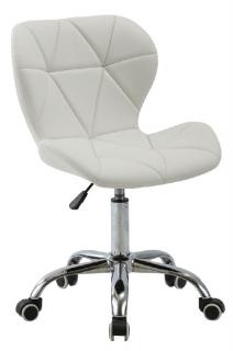 Kancelárska stolička ARGUS NEW, ekokoža biela