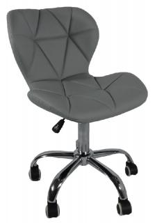 Kancelárska stolička ARGUS NEW, ekokoža sivá