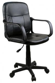 Kancelárska stolička AYLA, ekokoža čierna