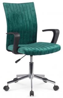 Kancelárska stolička DORAL, látka tmavá zelená