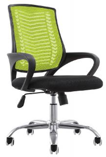 Kancelárska stolička IMELA TYP 2, sieťovina zelená/sieťovina čierna
