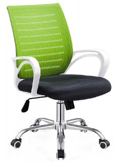 Kancelárska stolička OZELA, sieťovina zelená/sieťovina čierna