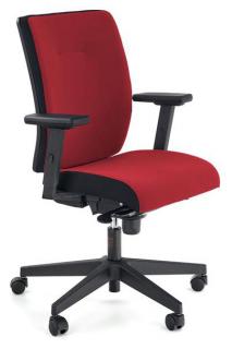 Kancelárska stolička POP, látka červená