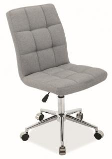 Kancelárska stolička Q-020, látka sivá