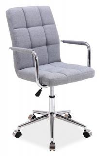 Kancelárska stolička Q-022, látka sivá