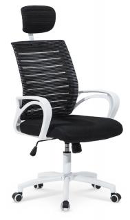 Kancelárska stolička SOCKET, látka čierna/sieťovina čierna