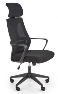 Kancelárska stolička VALDEZ, látka čierna/sieťovina čierna