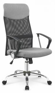 Kancelárska stolička VIRE 2, látka sivá/sieťovina čierna