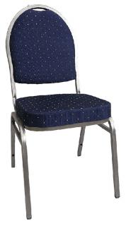 Konferenčná stolička JEFF 3 NEW, látka modrá