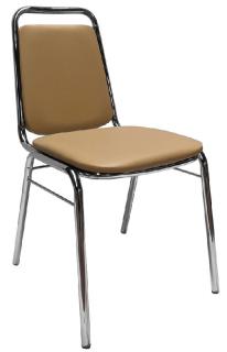 Konferenčná stolička ZEKI, ekokoža hnedá