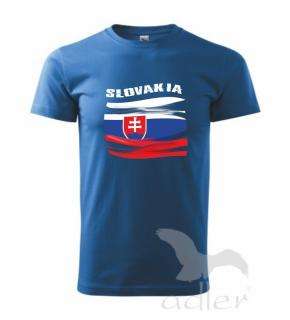 A.T. Tričko pánske Slovakia - modré