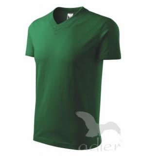 Adler Tričko pánske V-neck Kráľovská modrá L