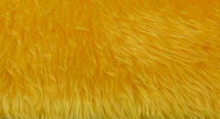 Umelá kožušina žltá (šířka 150 / vlas 40 mm)