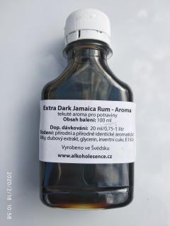 Extra Dark Jamajský Rum - esencia 100 ml (Balenie  na výrobu cca 3 - 4l jamajského rumu)