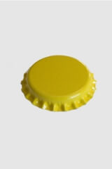 Korunky šampusky žlté 29 mm 200 ks (Korunkové uzávery)