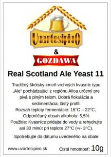 Kvasinky Real Scotland Ale Yeast 11 10g ( Ale kvasnice)