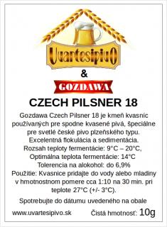 Kvasnice spodné Czech Pilsner 18 (Vákuované kvasnice CP 18 )