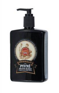 PIVNÉ TELOVÉ MLIEKO 500 ml (Ošetrujúce pivné telové mlieko obsahuje vysoké množstvo piva, ktoré dodáva pokožke potrebnú vlhkosť.)