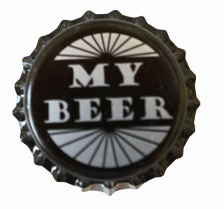 Zátky My Beer 26 mm  100ks (Korunkové uzávery s potlačou 26mm)