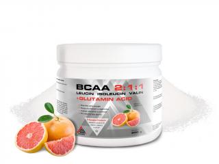 BCAA 2:1:1 + Glutamín Acid VALKNUT 300 g v prášku viac príchutí Príchuť: Grapefruit, Obsah balenia: 300 g