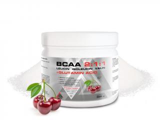 BCAA 2:1:1 + Glutamín Acid VALKNUT 300 g v prášku viac príchutí Príchuť: Višňa, Obsah balenia: 300 g