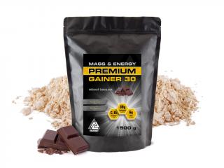 Gainer 30 Premium Mass & Energy VALKNUT 1500 g v prášku Príchuť: Čokoláda, Obsah balenia: 1500 g