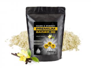 Gainer 30 Premium Mass & Energy VALKNUT 1500 g v prášku Príchuť: Vanilka, Obsah balenia: 1500 g