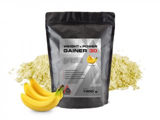 Gainer 30 Weight & Power VALKNUT 1500 g v prášku viac príchutí Príchuť: Banán, Obsah balenia: 1500 g