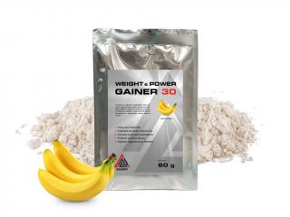 Gainer 30 Weight & Power VALKNUT 60 g Príchuť: Banán, Obsah balenia: 60 g