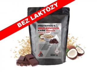 Proteínová kaša BEZ LAKTÓZY a BEZ LEPKU VALKNUT 10 x 65 g instantná čokoládovo-kokosova